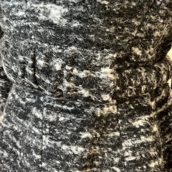 ZARA Wool & Mohair shawl collar jacket Sz Medium $149 - Picture 9 of 11